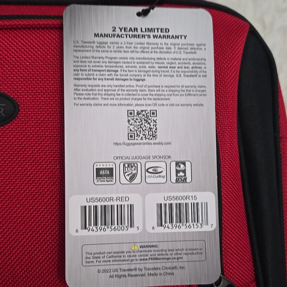 U.S. Traveler Rio 14" travel tote bag. - Picture 7 of 7